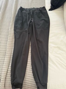 Black Heartsoul womens jogger scrub Pants